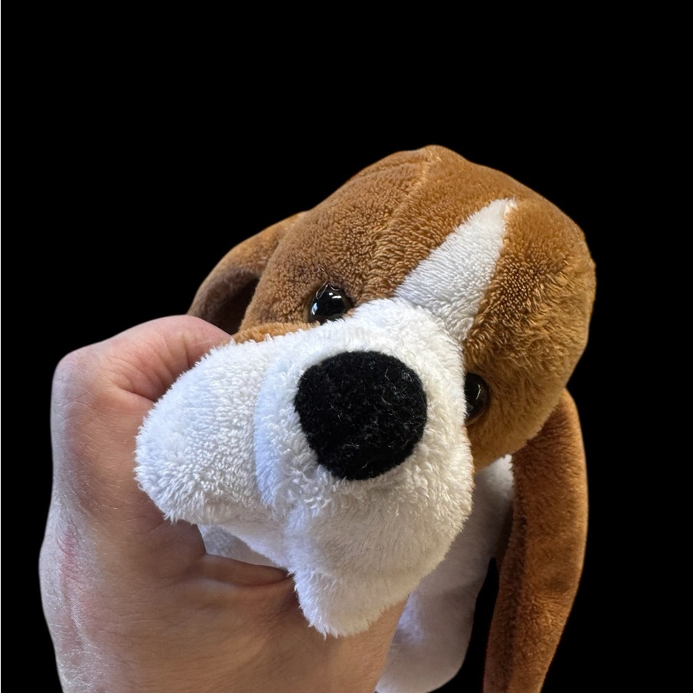 Webkinz GANZ Bassett Hound Dog Brown/ White/ Black Plush Puppy Toy